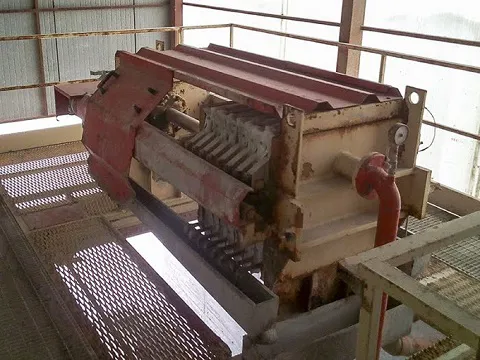 Sludge decanting and filtration plant Fraccaroli & Balzan