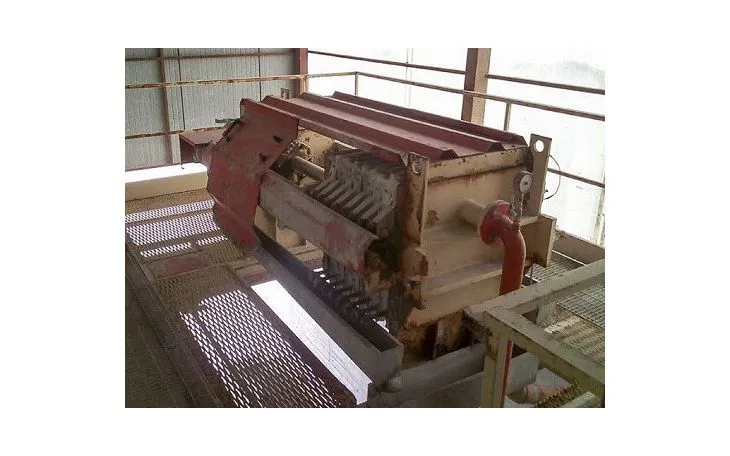 Sludge decanting and filtration plant Fraccaroli & Balzan