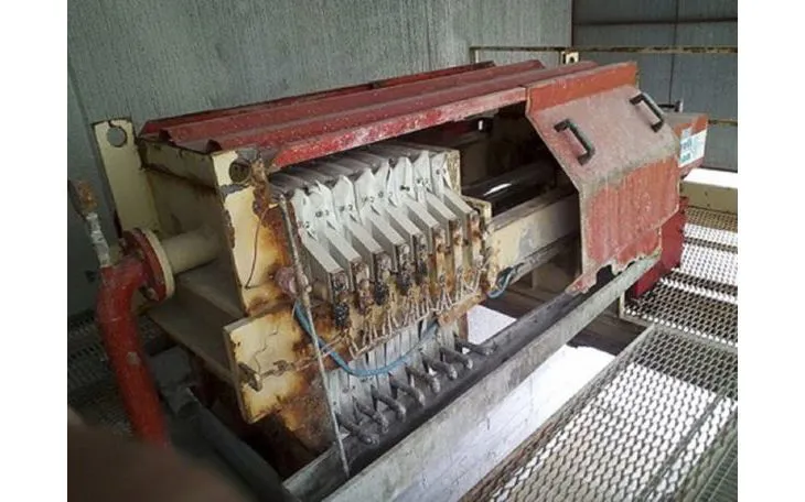 Sludge decanting and filtration plant Fraccaroli & Balzan