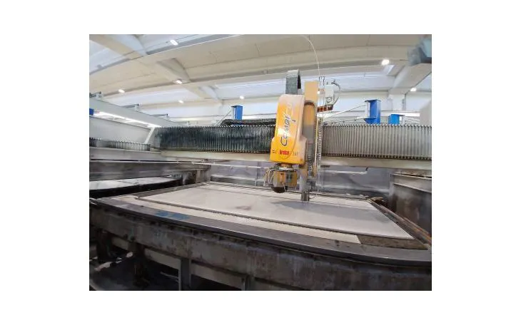 Used combined bridge saw Breton