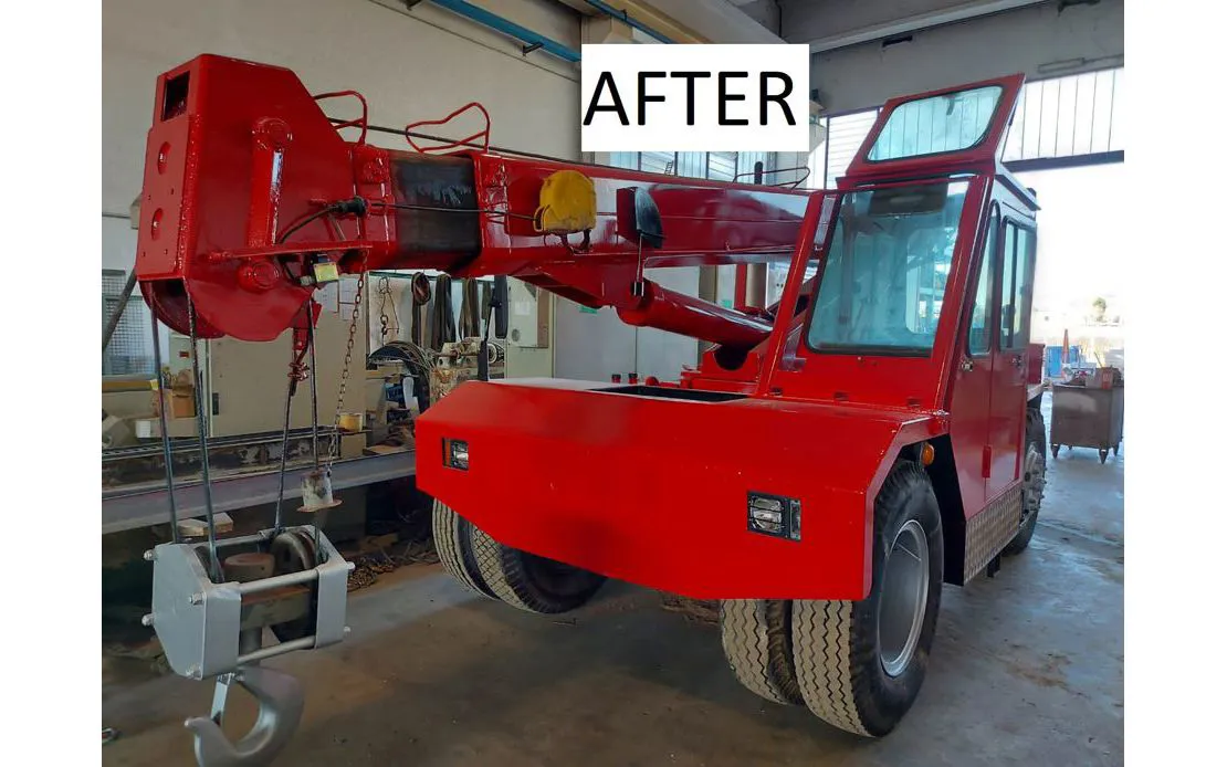 Bencini self-propelled crane