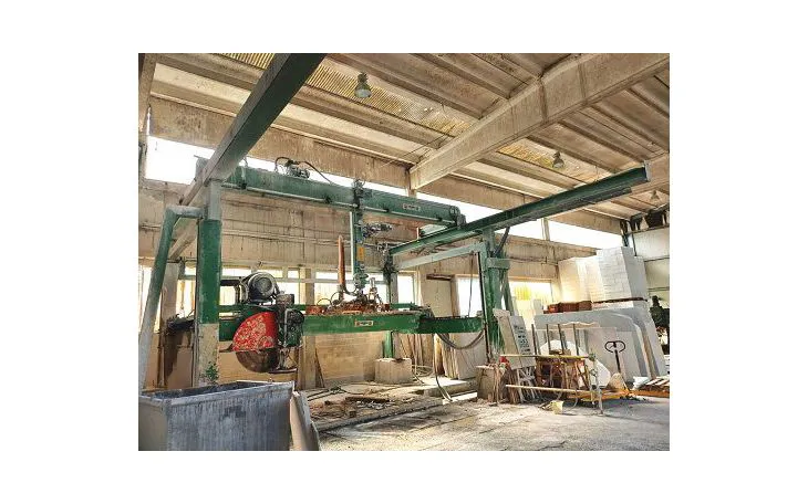 Double disc block cutter Pedrini