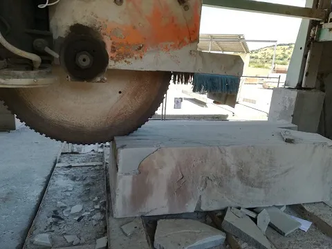 Multidisk block cutter pedrini for granite