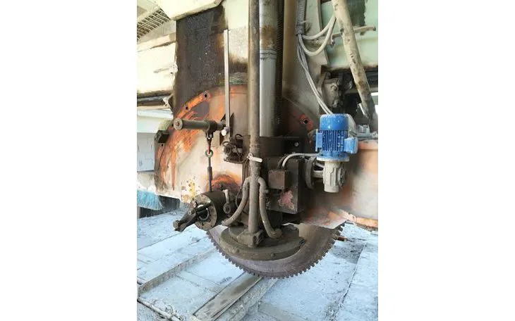 Multidisk block cutter pedrini for granite