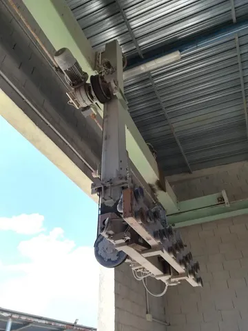 Multidisk block cutter pedrini for granite