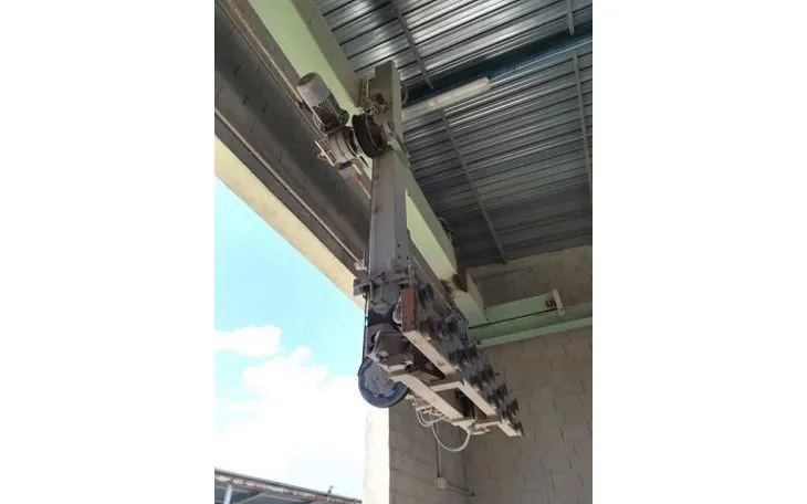 Multidisk block cutter pedrini for granite