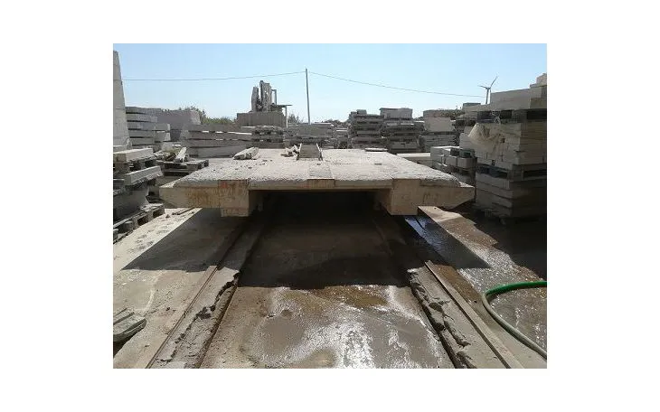 Multidisk block cutter pedrini for granite