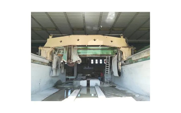 Multidisk block cutter pedrini for granite