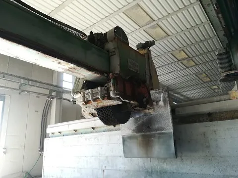 Multidisk block cutter pedrini for granite