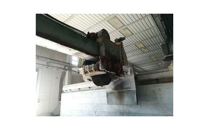 Multidisk block cutter pedrini for granite