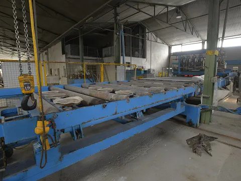 Linea di taglio lastre Socomac